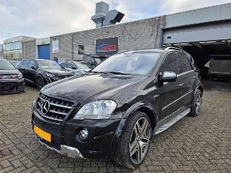 skadebil auto Mercedes ML 63 AMG Facelift Sch.Dak Camera Navi Luchtver. Memory Stoelkoeling Stoelverw. Trekhaak 375KW/510PK 2006/11