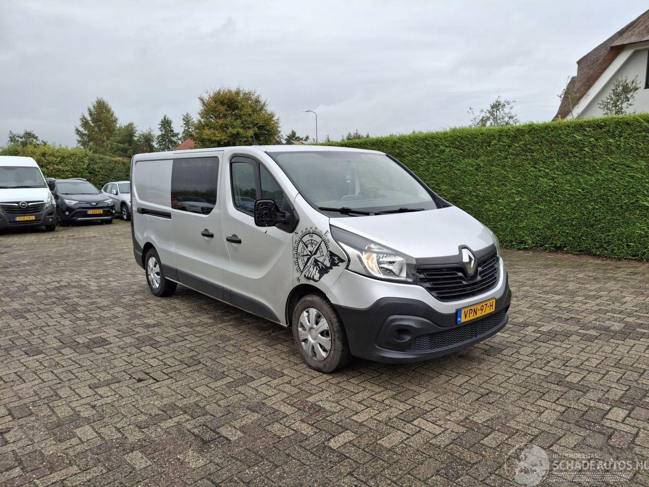 Renault Trafic 1.6 dci dubbel cabine   lang  95pk
