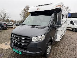 krockskadad bil auto Mercedes Sprinter Camper Bürstner T 690 G  Harmony-Line Automaat 170 Pk 2023/7