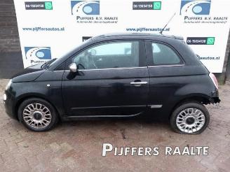 Vrakbiler auto Fiat 500 500 (312), Hatchback, 2007 0.9 TwinAir 85 2012/7