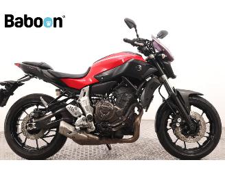 škoda motocykly Yamaha MT-07 ABS 2015/6