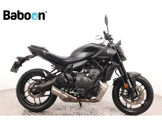 krockskadad bil motor Yamaha MT-07 ABS 2025/6