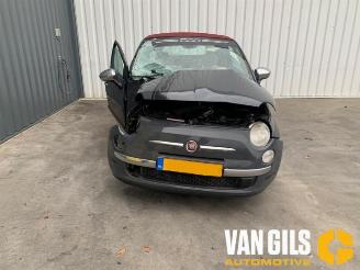 Vrakbiler auto Fiat 500 500C (312), Cabrio, 2009 1.2 69 2011/1