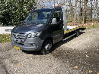 krockskadad bil bedrijf Mercedes Sprinter 519 CDI AUTOTRANSPORTER   OPRIJWAGEN 2020/9
