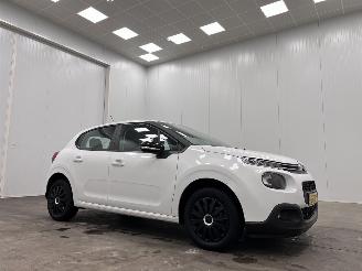 uszkodzony samochody osobowe Citroën C3 1.2 PureTech Feel  5-drs Airco 2018/4