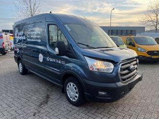 krockskadad bil bedrijf Ford Transit 350 2.0 TDCI 96KW L3H2 AIRCO KLIMA CAM 2021/1