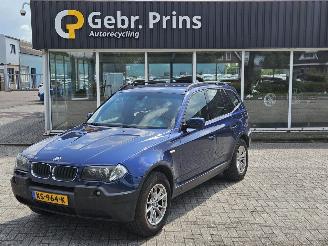 skadebil auto BMW X3 3.0i xDrive 24V SUV  Benzine 2.979cc 170kW (231pk) 4x4 2003-09/2006-07 (PA91; PA92; PA93) M54B30; 306S3 2004/5