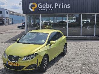 damaged passenger cars Seat Ibiza 1.4 16V Hatchback 2Dr Benzine 1.390cc 63kW (86pk) FWD 2008/9