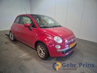 Coche siniestrado Fiat 500 500 (312), Hatchback, 2007 0.9 TwinAir 85 2011/2