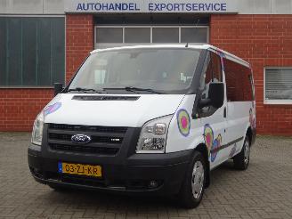krockskadad bil auto Ford Transit 2.2 TDCI 9 persoons, Airco, El.pakket , Nieuwe APK, 1e eigenaar 2008/2