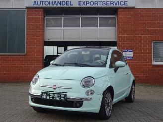 krockskadad bil auto Fiat 500 Lounge 1.2i Climate control, Panorama 2015/6