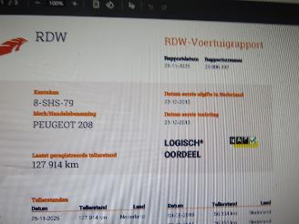 Peugeot 208 1.2 VTI 82PK  126.000km Nap 5Drs Airco  2013 picture 5