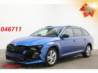 Voiture accidenté Skoda Superb Combi 2.0 TSI 280 PK 4x4 Sportline Pano LED ACC Memory LRHZ 50.618 km! 2023/5