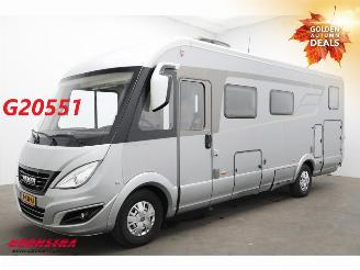 krockskadad bil camper Hymer  B 704 SL 2.3 MJ 177 PK Aut. Level Solar Garage Hefbed Camera AHK 41.477 km! 2019/2
