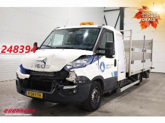 krockskadad bil bedrijf Iveco Daily 35S14 CNG Hi-Matic Pritsche Dhollandia Clima Cruise Camera 125.553 2018/11