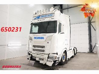 krockskadad bil vrachtwagen Scania S S530 6X2 Full Air ACC Retarder Leder . 2022/2