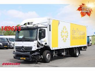 dañado camiones Mercedes Antos 2124 Koffer 8.60 Meter!! LBW Euro 6 2017/11