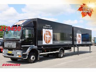 danneggiata veicoli industriali MAN TGM 12.240 Full Air BDF 2X Laadbak 527252 Km!! 2008/10