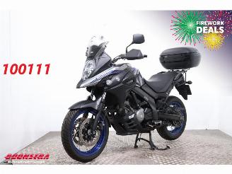 dañado motos Suzuki DL 650 V-Strom ABS Topkoffer 23.650 km! 2021/7