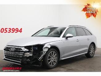 krockskadad bil auto Audi A4 Avant 40 TDI Advanced S-Line LED Navi Clima Cruise SHZ AHK 2023/4