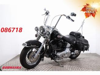 krockskadad bil motor Harley-Davidson  FLSTC Softail Heritage LED 2004/1
