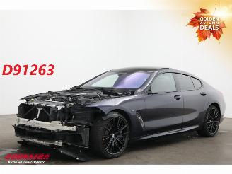 Voiture accidenté BMW 8-serie Gran Coupé M850i xDrive M-Sport Pano ACC Ventilatie Memory B&W 2021/2