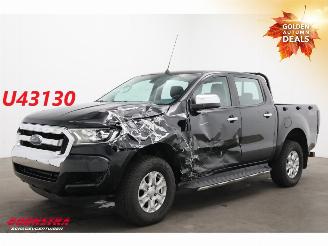 krockskadad bil auto Ford Ranger 2.2 TDCi DoKa 4WD Airco Cruise AHK 2016/2