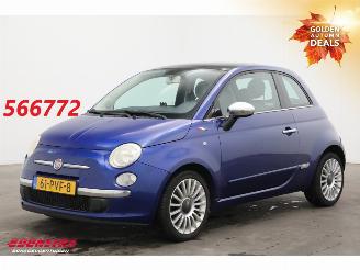 Vaurioauto  passenger cars Fiat 500 1.2 Automaat Lounge Pano Airco Bluetooth 2011/3