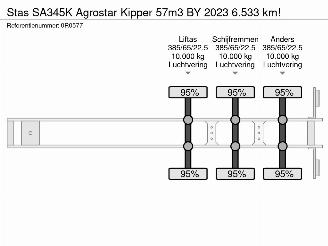 Stas  SA345K Agrostar Kipper 57m3 BY 2023 6.533 km! picture 22