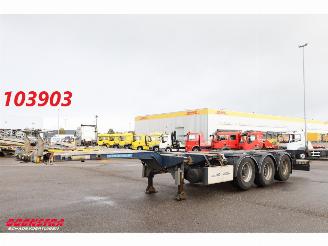 skadebil auto D-Tec Transporter Flexitrailer 20-45 ft 3-Asser 2X Lift Ausziebar 2011/3