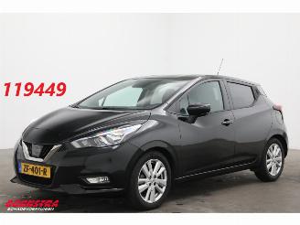 krockskadad bil auto Nissan Micra 1.0 IG-T N-Connecta Navi Airco Cruise Camera PDC 70.109 km! 2019/5