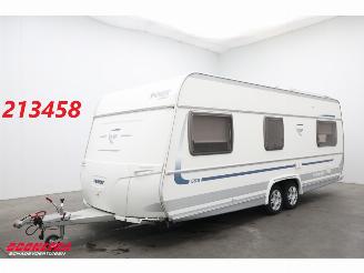 dañado caravana Fendt  Platin 590 Caravan Tandemasser Dwarsbed Rondzit Dakairco 2011/10