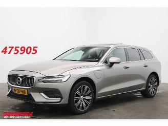 Schadeauto Volvo V-60 2.0 T6 Recharge AWD Inscription Pano LED ACC H/K Camera LRHZ 2021/10