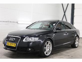 skadebil auto Audi A6 Limousine 3.2 FSI Quattro Aut. Leder Schuifdak Memory Xenon Navi Clima Crusie 149.871 km! 2008/2