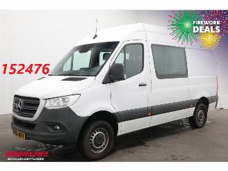 krockskadad bil bedrijf Mercedes Sprinter 314 CDI 7G-Tronic L2-H2 DoKa 6-Pers. Navi Airco Cruise Camera PDC AHK 2020/9