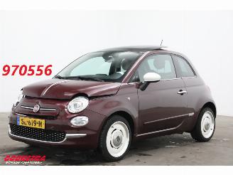 Damaged car Fiat 500 1.2 Lounge Schuifdak Leder Navi Clima Cruise PDC 64.483 km! 2018/4