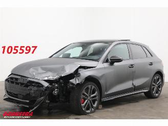 krockskadad bil auto Audi S3 Sportback 2.0 TFSI S3 Quattro Matrix Schuifdak HUD Sonos ACC Camera 11.184 km! 2025/4
