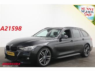 damaged passenger cars BMW 3-serie Touring 318i Aut. M-Sport LED Leder HUD Cruise SHZ PDC AHK 2019/6