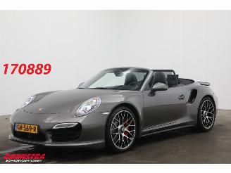 Coche accidentado Porsche 911 Cabrio Turbo Sport Chrono PADM PDCC PDLS+ Burmester SHZ 2014/6