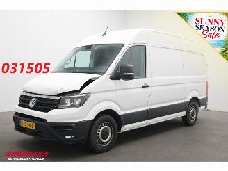 krockskadad bil bedrijf Volkswagen Crafter 2.0 TDI L3-H3 Comfortline Navi Airco Cruise AHK 2023/2