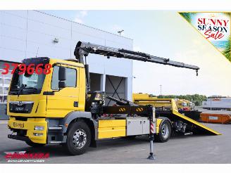 danneggiata veicoli industriali MAN TGM 15.290 Falkom FAS 5000 Fassi F170AT 2X Winde Aufbau/Kran 2020!! 2018/7