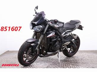 damaged motor cycles Triumph Street Triple RS ABS Yoshimura Lap Timer 2017/9