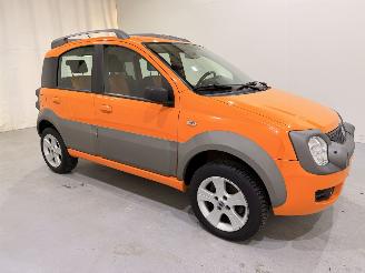 krockskadad bil auto Fiat Panda Cross 1.3D 4x4 68.000KM 2006/11