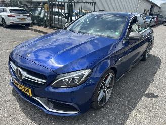 krockskadad bil auto Mercedes C-klasse C 63 S   AMG  Sedan ( Leer  - Panoramadak ) 2017/12