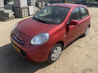 damaged passenger cars Nissan Micra 1.2 Acenta 2011/3