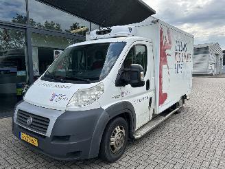 krockskadad bil bedrijf Fiat Ducato 2.3 multijet koel/vries wagen 2012/10