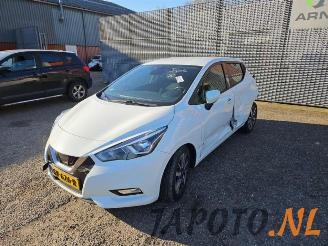 krockskadad bil auto Nissan Micra Micra (K14), Hatchback, 2016 / 2025 0.9 IG-T 12V 2018/6