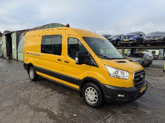 skadebil bedrijf Ford Transit 2.0 TDCI 125KW L3H2 RWD Dubbel Cabine Airco 350 NAP 2020/3