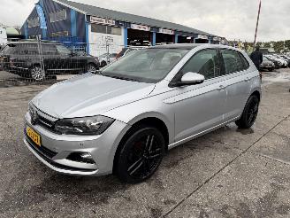 krockskadad bil auto Volkswagen Polo 1.0 TSI 70KW DSG Clima Navi Comdortline NAP 2021/8