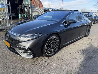 skadebil auto Mercedes EQS 450+ AMG 108 kWh 245KW Pano Clima Navi Sfeerverlichting 2022/4